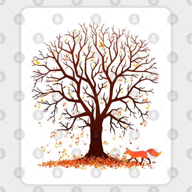 Autumn Sonata Sticker by victorcalahan